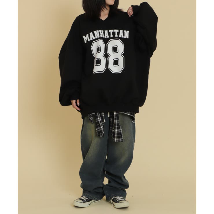 ゲームロゴビッグスウェット | WEGO【WOMEN】 | 詳細画像3 