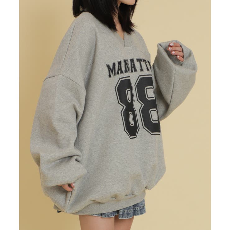 ゲームロゴビッグスウェット | WEGO【WOMEN】 | 詳細画像4 