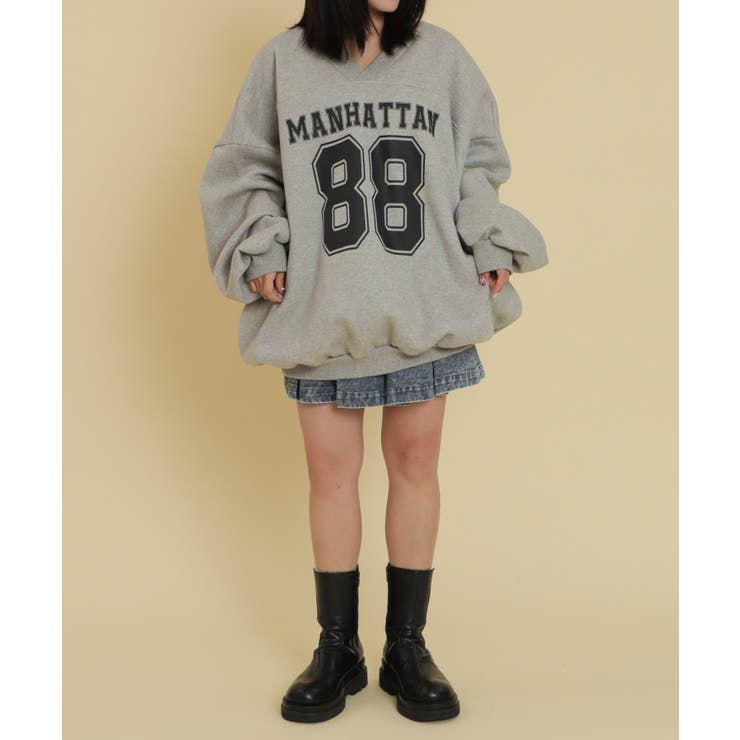 ゲームロゴビッグスウェット | WEGO【WOMEN】 | 詳細画像6 