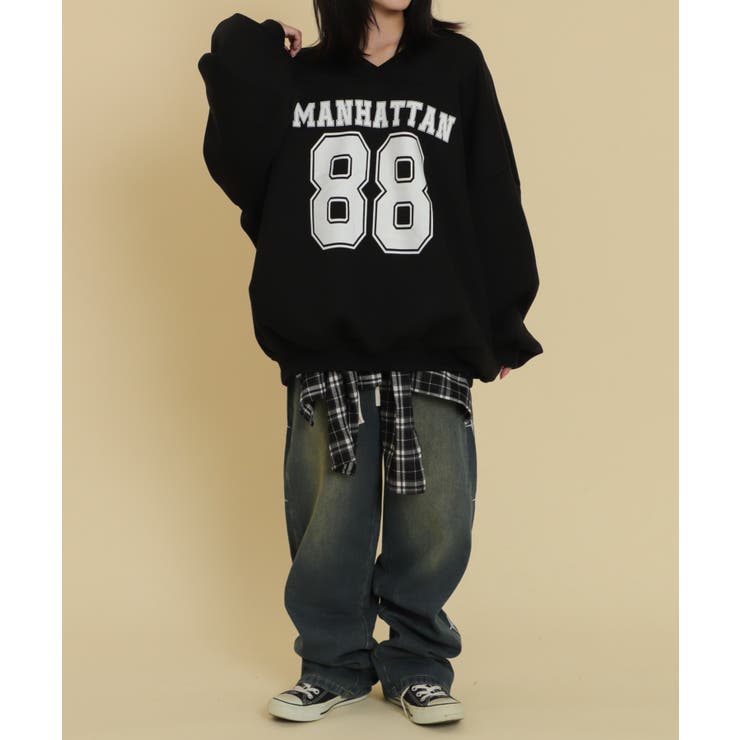 ゲームロゴビッグスウェット | WEGO【WOMEN】 | 詳細画像9 