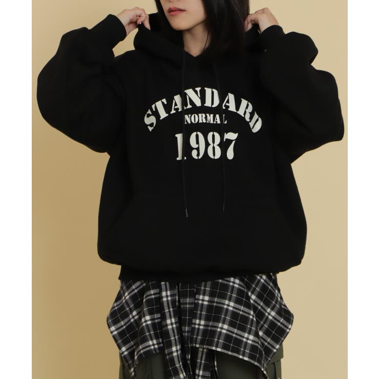 ブラック | STANDARD1987パーカー | WEGO【WOMEN】