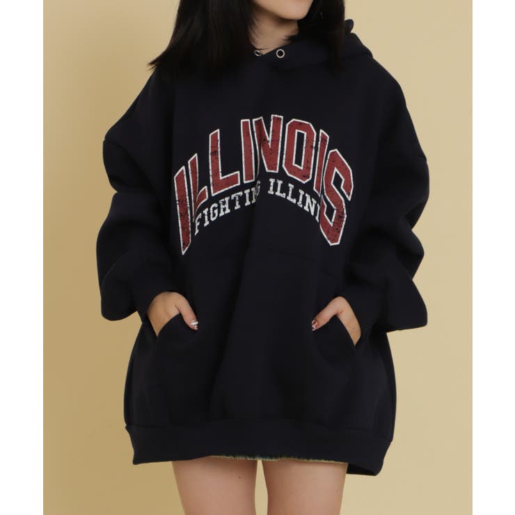Illinoisビッグパーカー | WEGO【WOMEN】 | 詳細画像1 