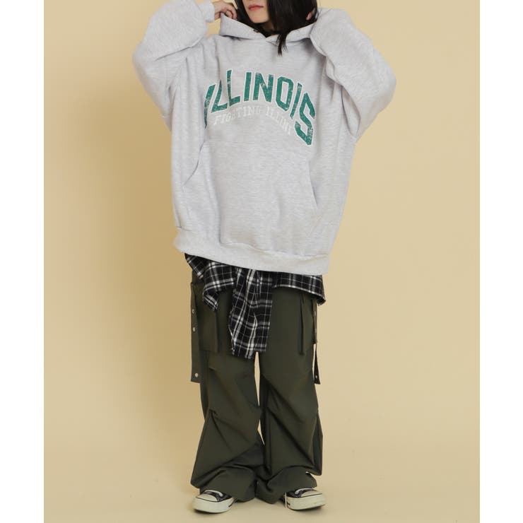 Illinoisビッグパーカー | WEGO【WOMEN】 | 詳細画像3 