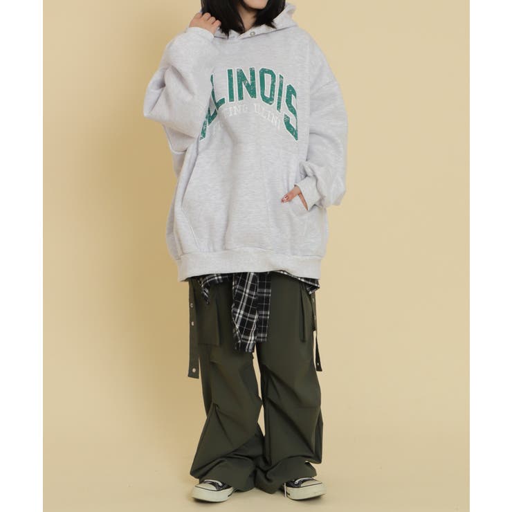 Illinoisビッグパーカー | WEGO【WOMEN】 | 詳細画像10 