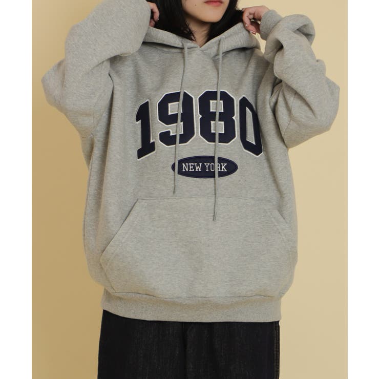 杢グレー | 1980ビッグパーカー | WEGO【WOMEN】