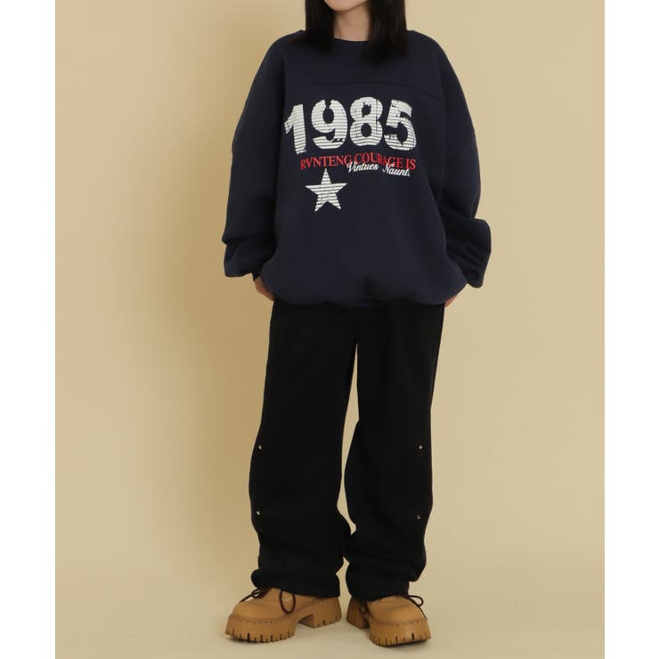 1985ロゴビッグスウェット | WEGO【WOMEN】 | 詳細画像2 