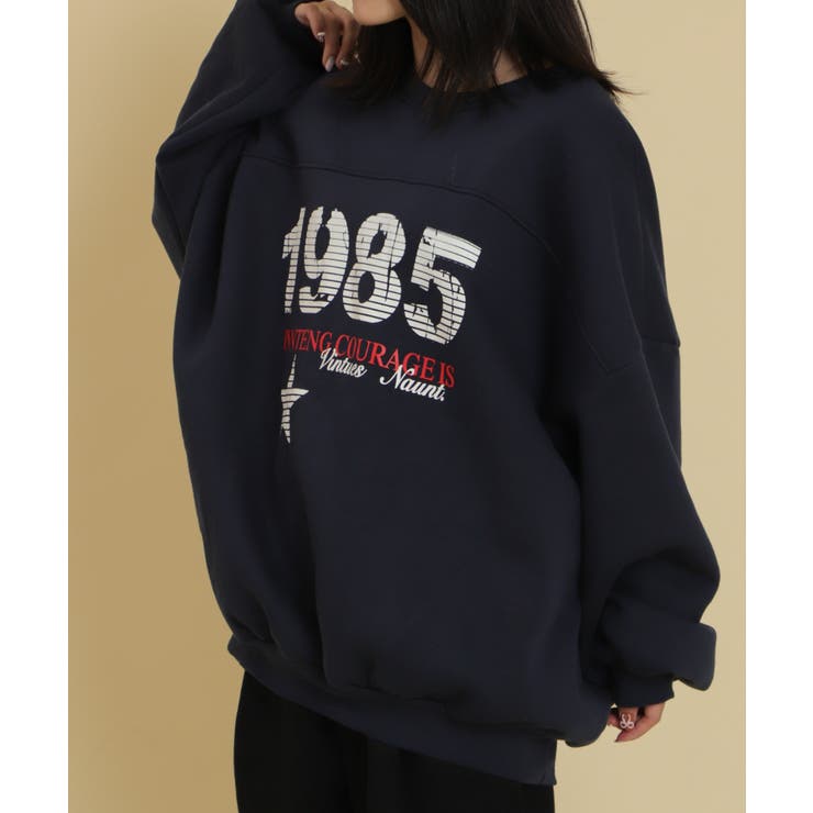 1985ロゴビッグスウェット | WEGO【WOMEN】 | 詳細画像4 