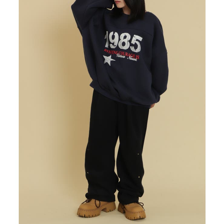 1985ロゴビッグスウェット | WEGO【WOMEN】 | 詳細画像6 