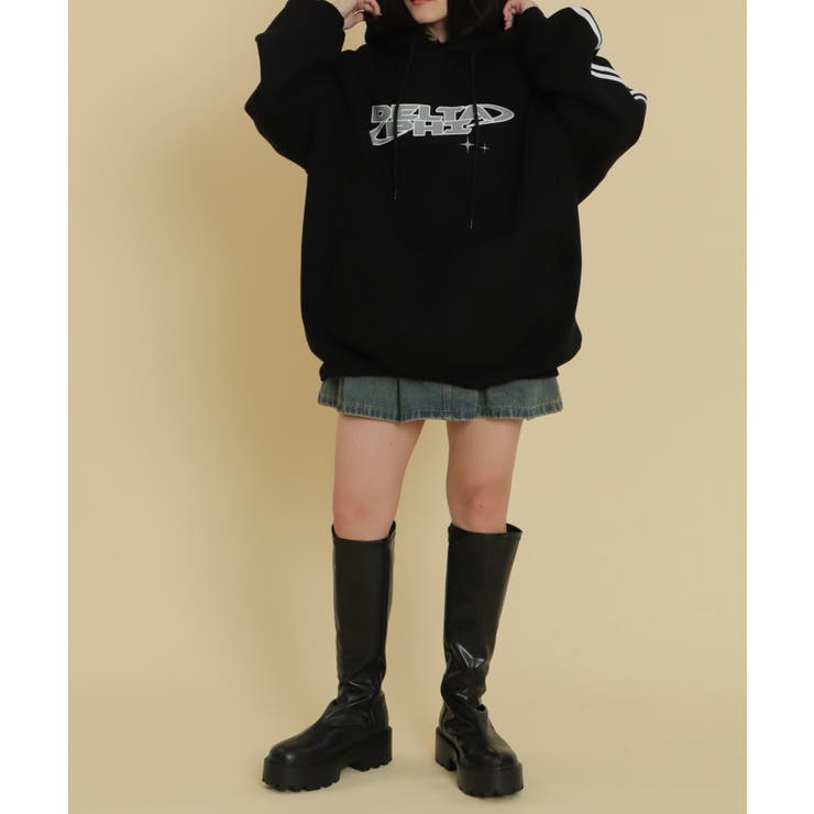 2ラインロゴビッグパーカー | WEGO【WOMEN】 | 詳細画像9 