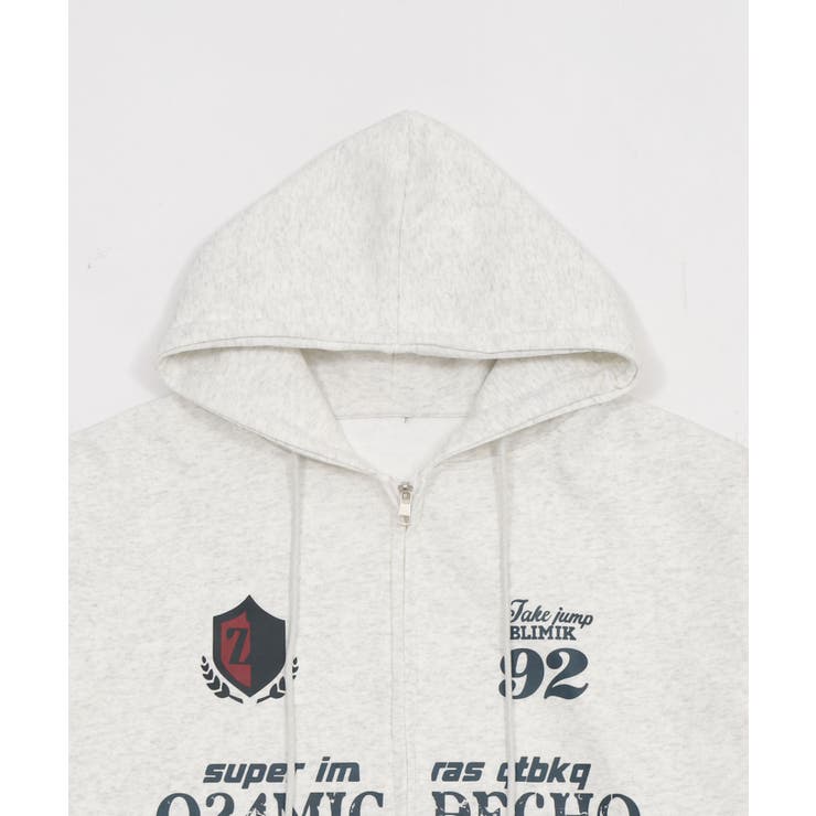 ゲームデザインビッグジップパーカー | WEGO【WOMEN】 | 詳細画像13 