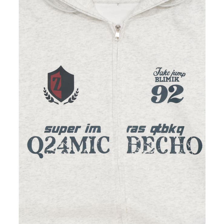 ゲームデザインビッグジップパーカー | WEGO【WOMEN】 | 詳細画像14 