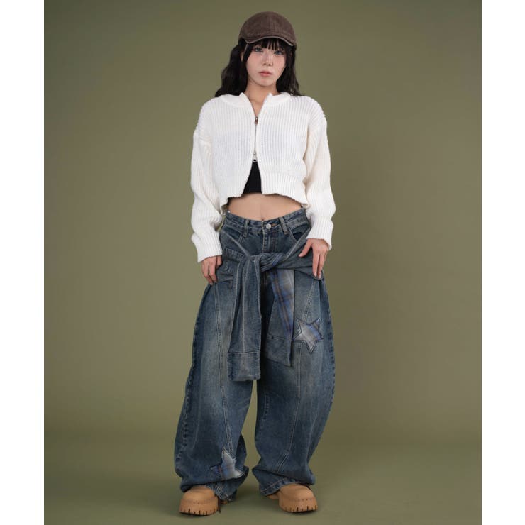 フェイクスリーブバレルデニム | WEGO【WOMEN】 | 詳細画像6 