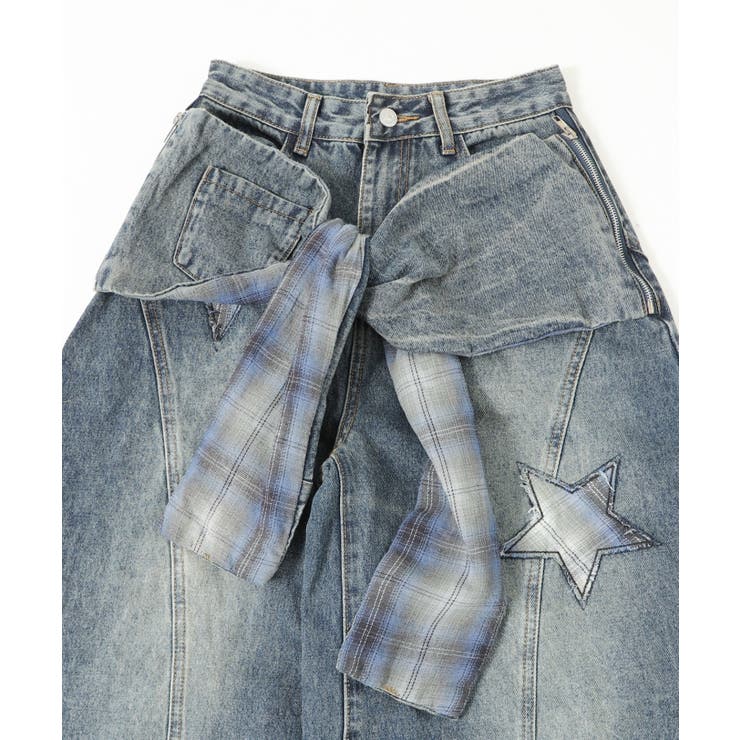 フェイクスリーブバレルデニム | WEGO【WOMEN】 | 詳細画像10 