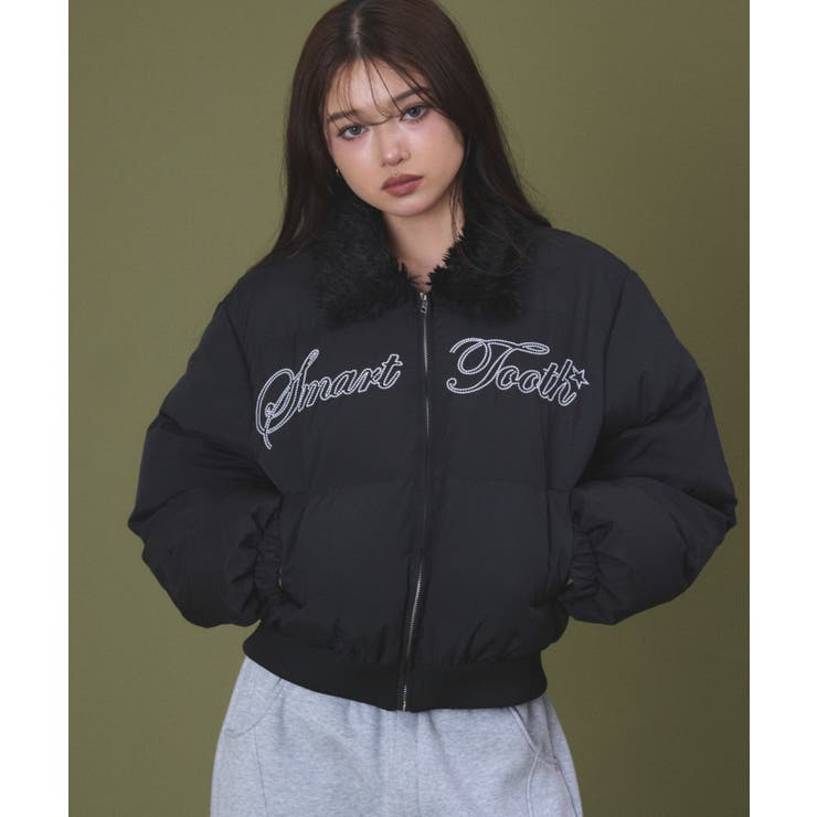 Fファーロゴパデッドブルゾン | WEGO【WOMEN】 | 詳細画像6 