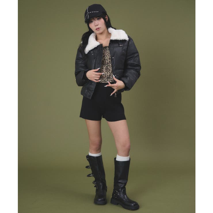 Fファーパデッドブルゾン | WEGO【WOMEN】 | 詳細画像2 
