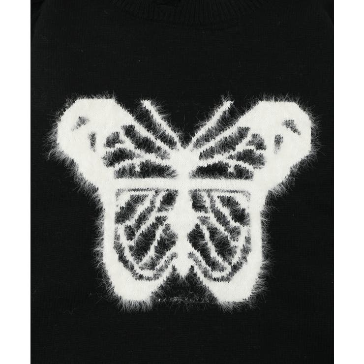 バタフライダメージニット | WEGO【WOMEN】 | 詳細画像4 