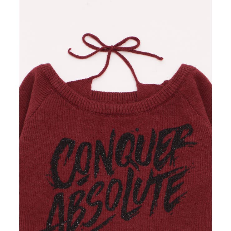 オフショルロゴスリットニットトップ | WEGO【WOMEN】 | 詳細画像13 