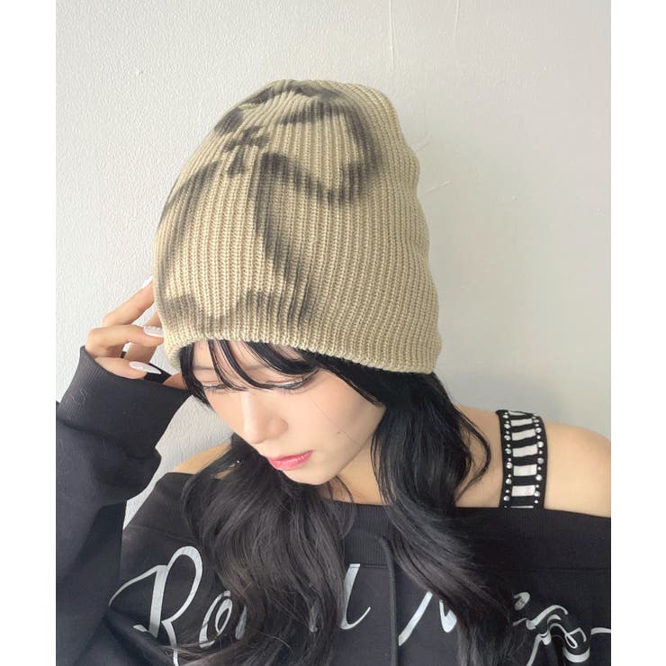 ベージュ | クロススプレープリントビーニー | WEGO【MEN】