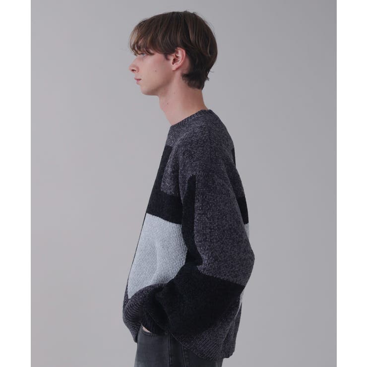 ベロアモールカラーブロックプルオーバー | WEGO【MEN】 | 詳細画像17 