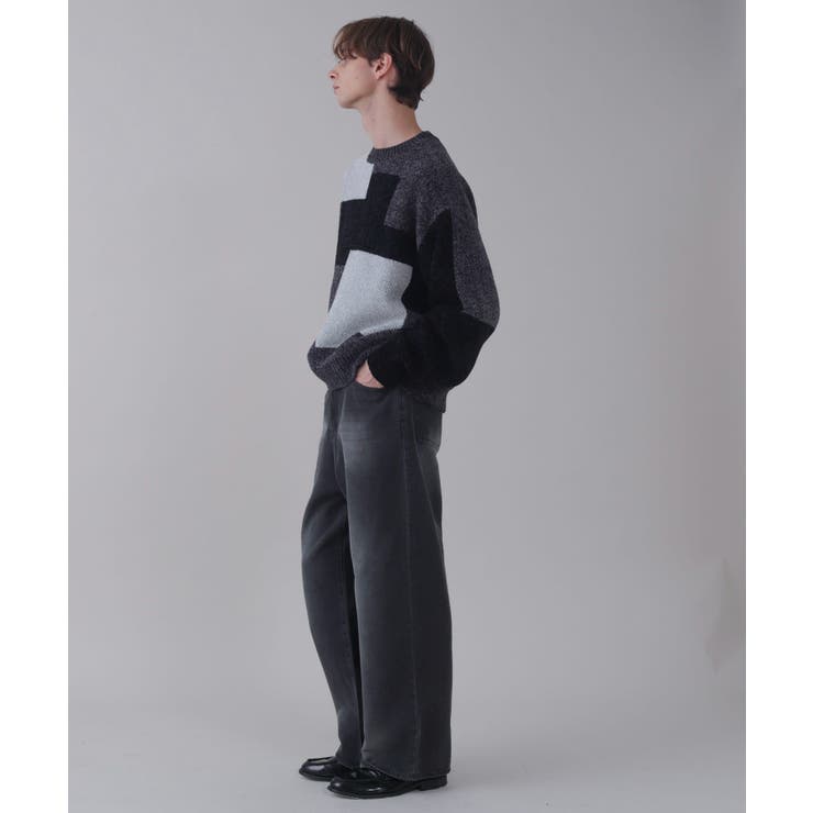 ベロアモールカラーブロックプルオーバー | WEGO【MEN】 | 詳細画像21 