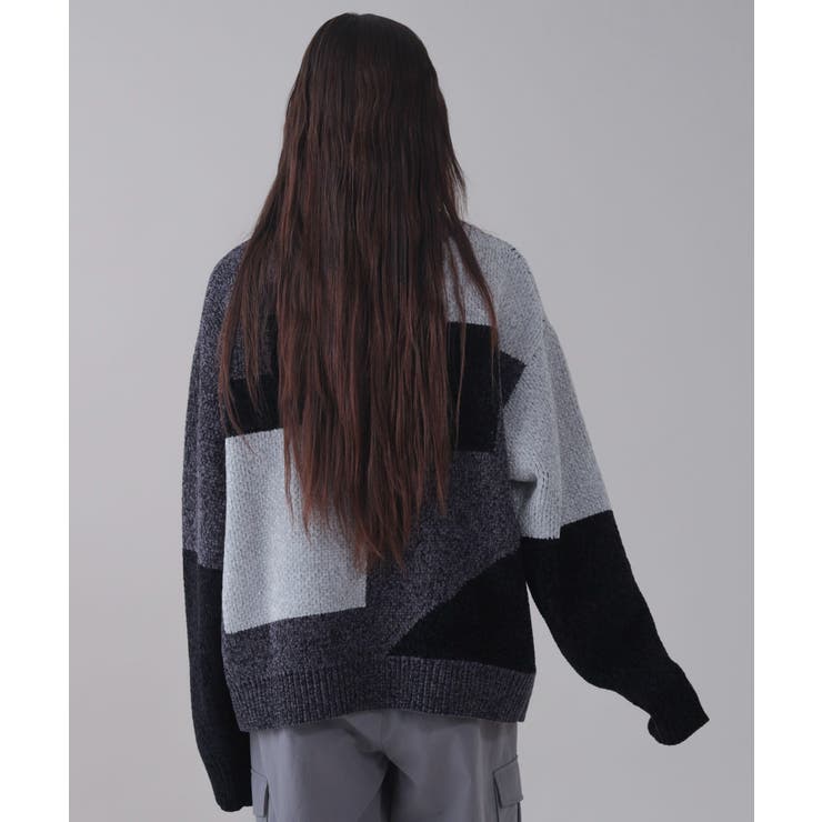 ベロアモールカラーブロックプルオーバー | WEGO【MEN】 | 詳細画像26 