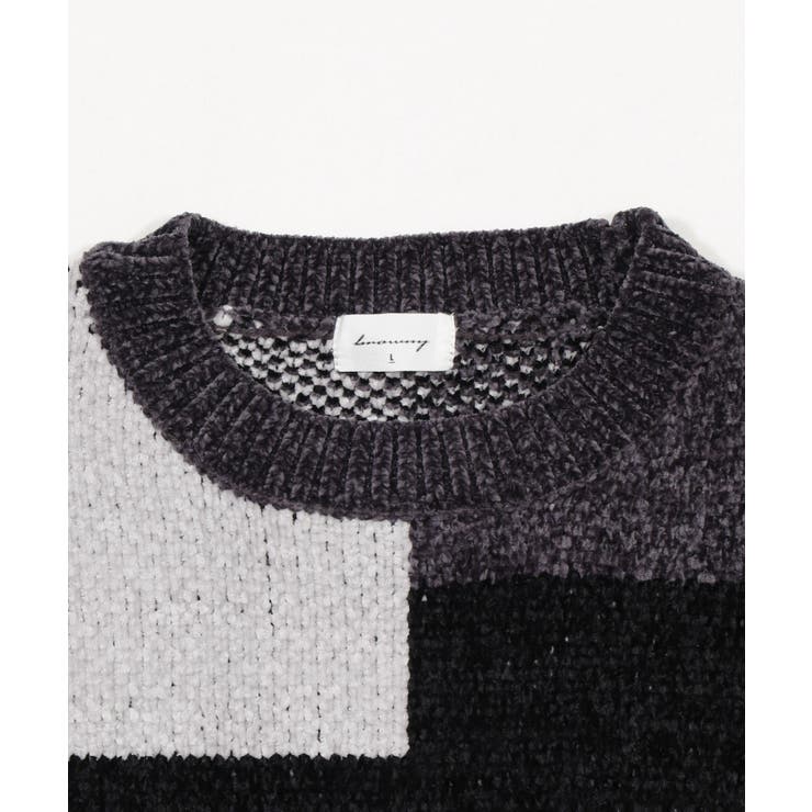 ベロアモールカラーブロックプルオーバー | WEGO【MEN】 | 詳細画像35 