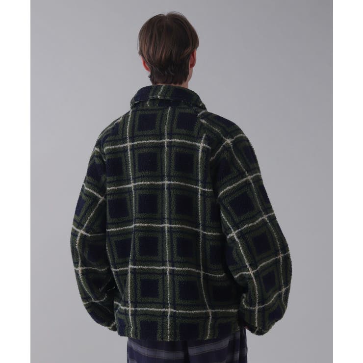 ボアチェックブルゾン | WEGO【MEN】 | 詳細画像13 