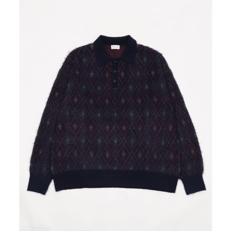 アーガイルニットポロ | WEGO【MEN】 | 詳細画像53 