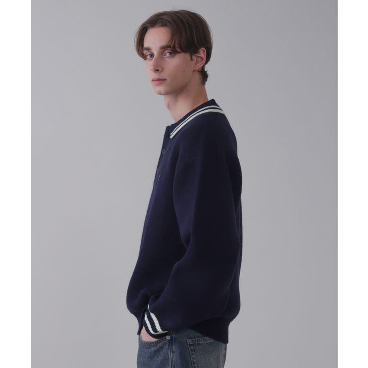 ワンポイント刺繍ニットポロ | WEGO【MEN】 | 詳細画像10 