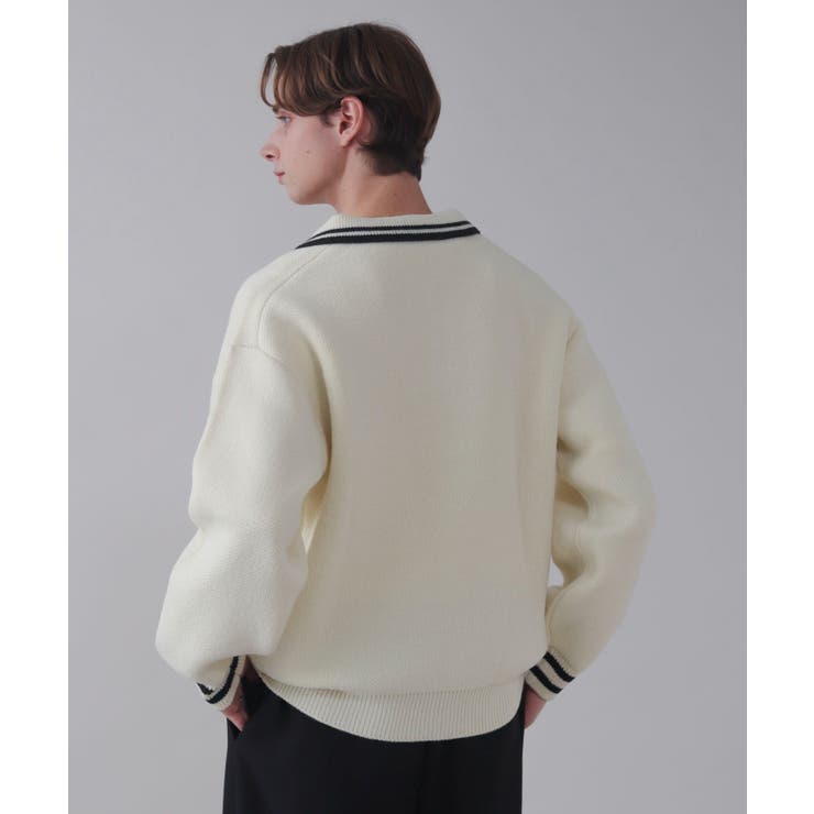 ワンポイント刺繍ニットポロ | WEGO【MEN】 | 詳細画像27 