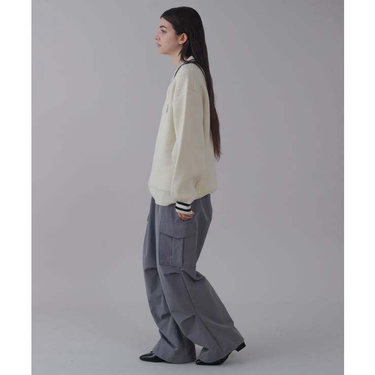 ワンポイント刺繍ニットポロ | WEGO【MEN】 | 詳細画像38 