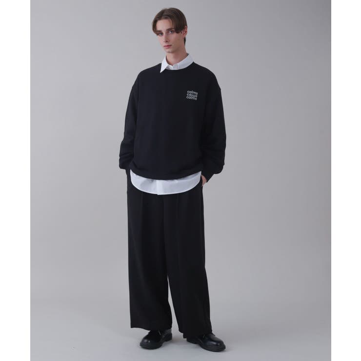 ショートドロストワンポイント刺繍プルオーバー | WEGO【MEN】 | 詳細画像5 