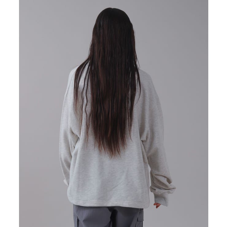 ショートドロストワンポイント刺繍プルオーバー | WEGO【MEN】 | 詳細画像12 