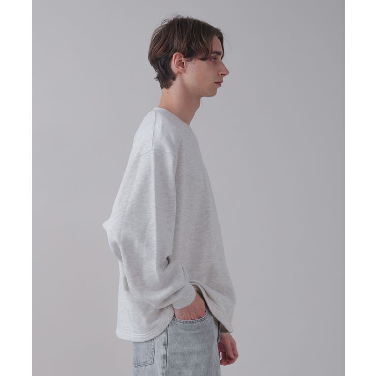 ショートドロストワンポイント刺繍プルオーバー | WEGO【MEN】 | 詳細画像23 