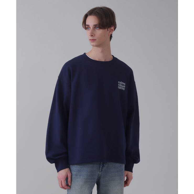 ショートドロストワンポイント刺繍プルオーバー | WEGO【MEN】 | 詳細画像28 