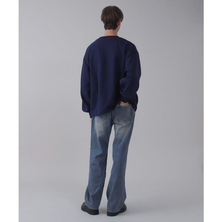 ショートドロストワンポイント刺繍プルオーバー | WEGO【MEN】 | 詳細画像34 