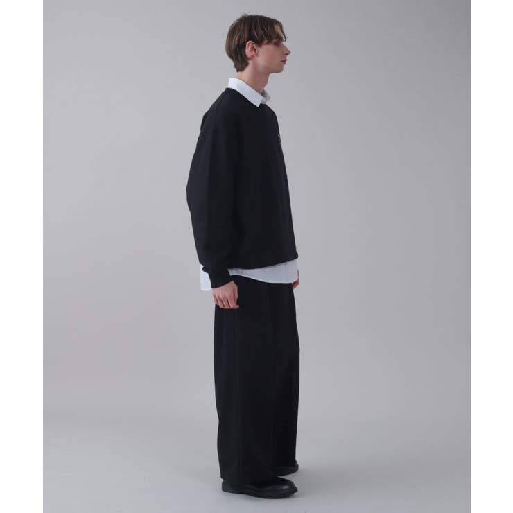 ショートドロストワンポイント刺繍プルオーバー | WEGO【MEN】 | 詳細画像43 