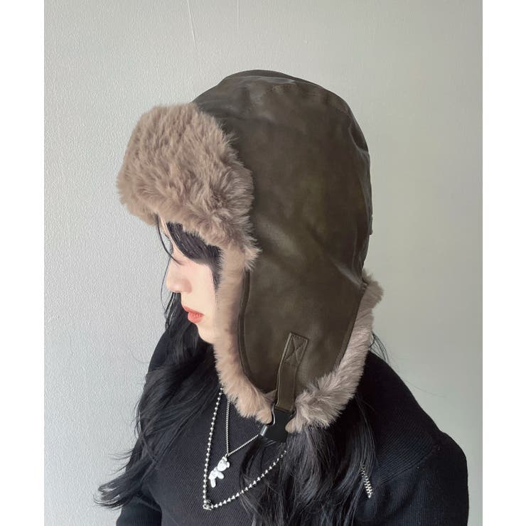 ヴィンテージPUフライトキャップ | WEGO【MEN】 | 詳細画像1 