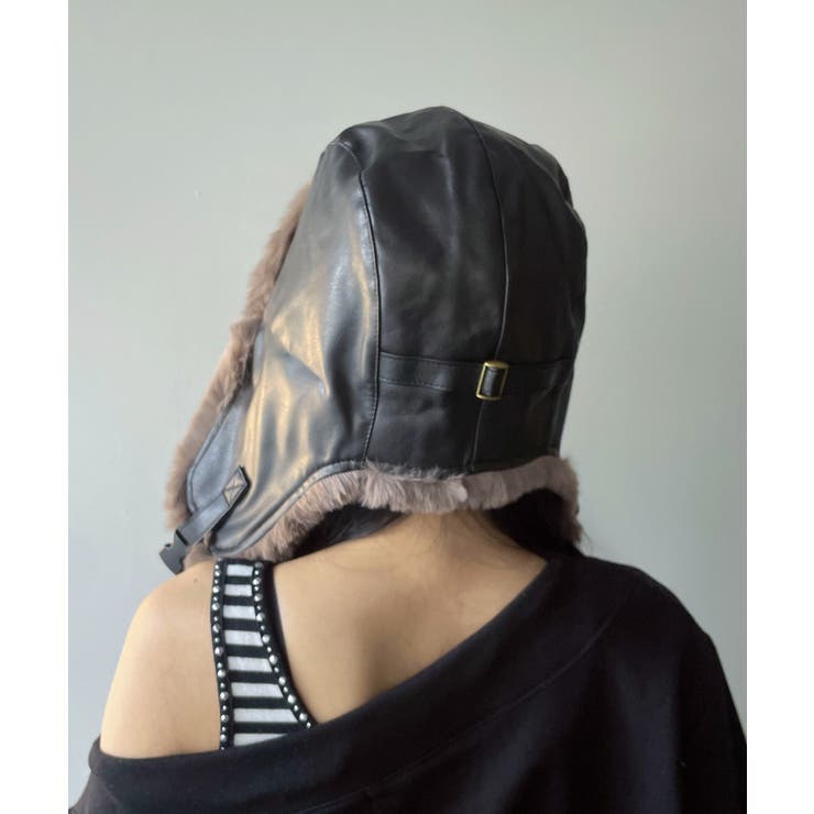 ヴィンテージPUフライトキャップ | WEGO【MEN】 | 詳細画像5 