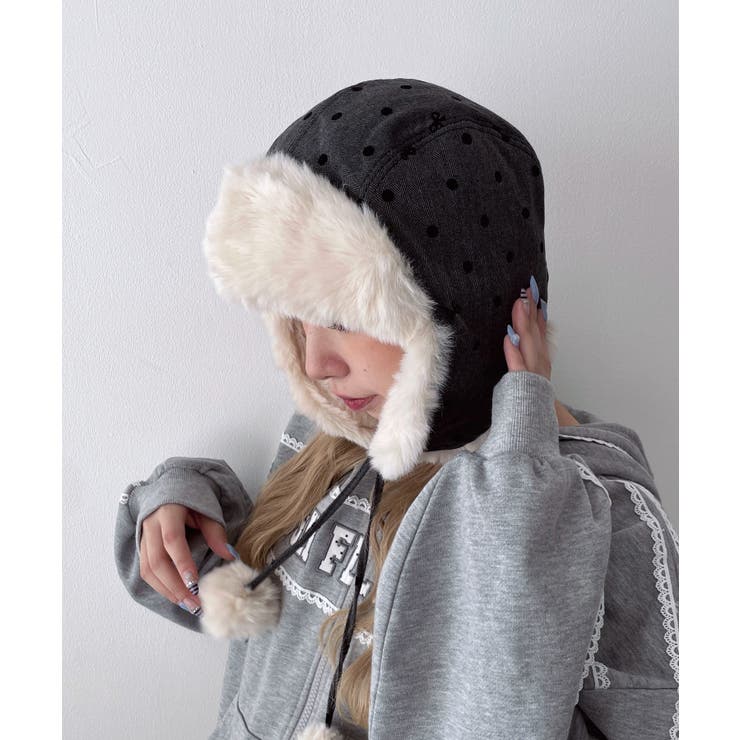 ドット柄フライトキャップ | WEGO【MEN】 | 詳細画像2 