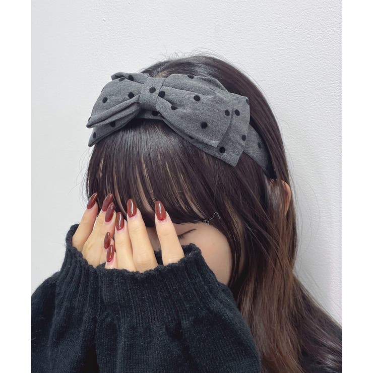 柄2 | Lリボンドットカチューシャ | WEGO【WOMEN】