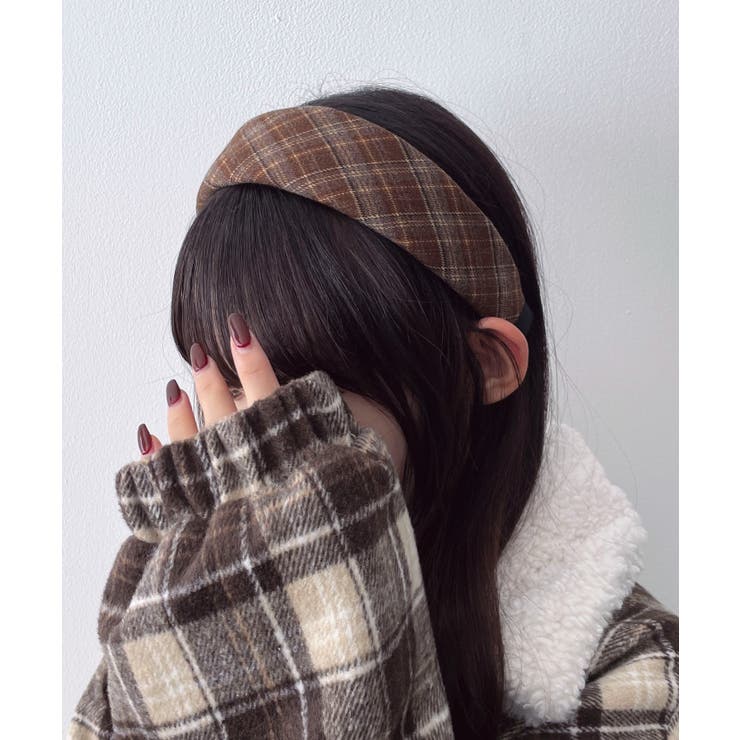 Lチェックワイドカチューシャ | WEGO【WOMEN】 | 詳細画像1 