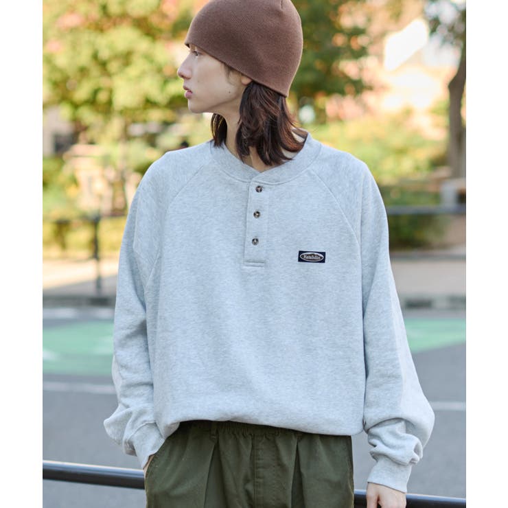 ショートドロストヘンリーネックプルオーバー | WEGO【MEN】 | 詳細画像27 