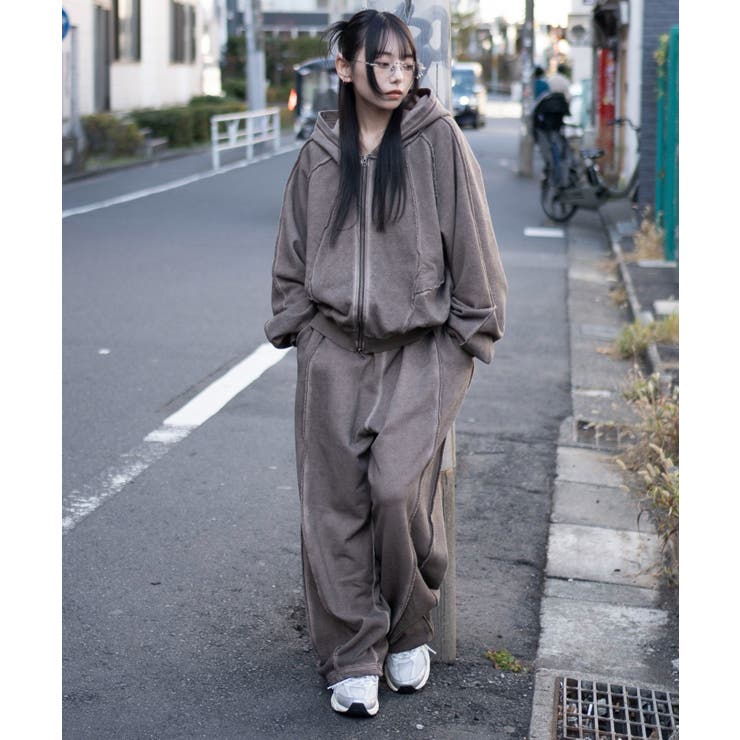 スウィッチングZIPパーカー | WEGO【MEN】 | 詳細画像4 