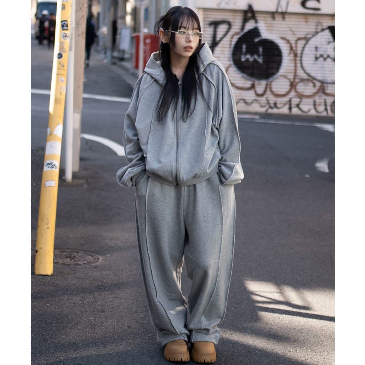 スウィッチングZIPパーカー | WEGO【MEN】 | 詳細画像8 