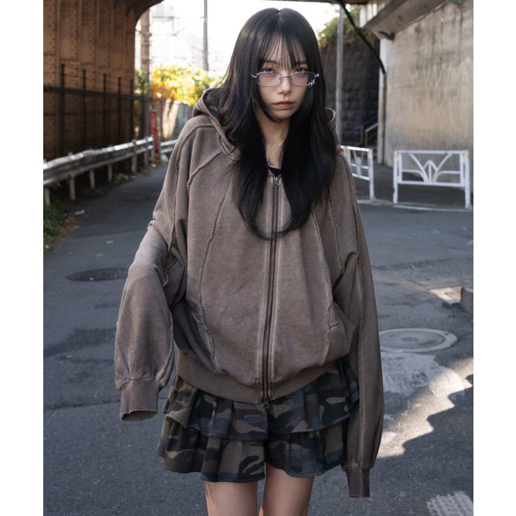 スウィッチングZIPパーカー | WEGO【MEN】 | 詳細画像34 