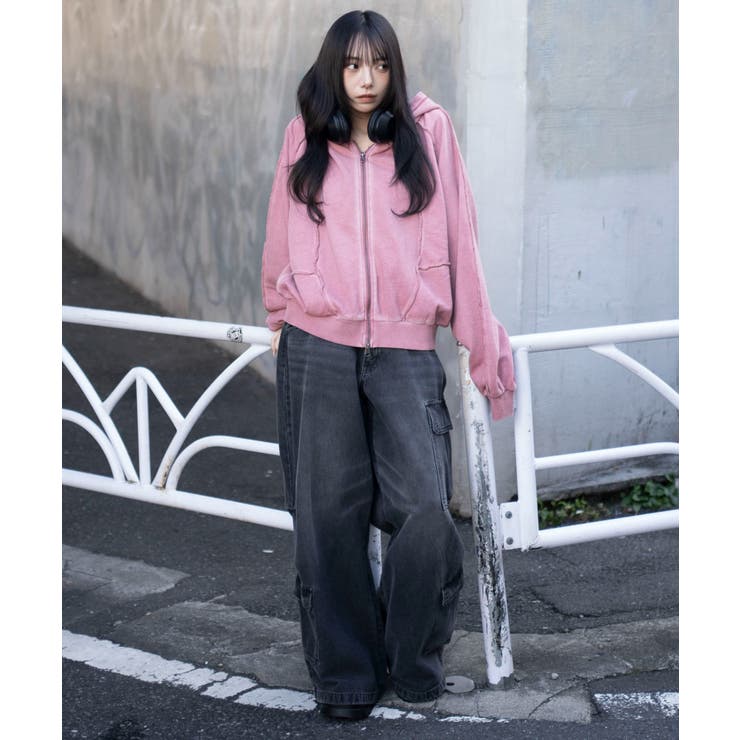 スウィッチングZIPパーカー | WEGO【MEN】 | 詳細画像53 