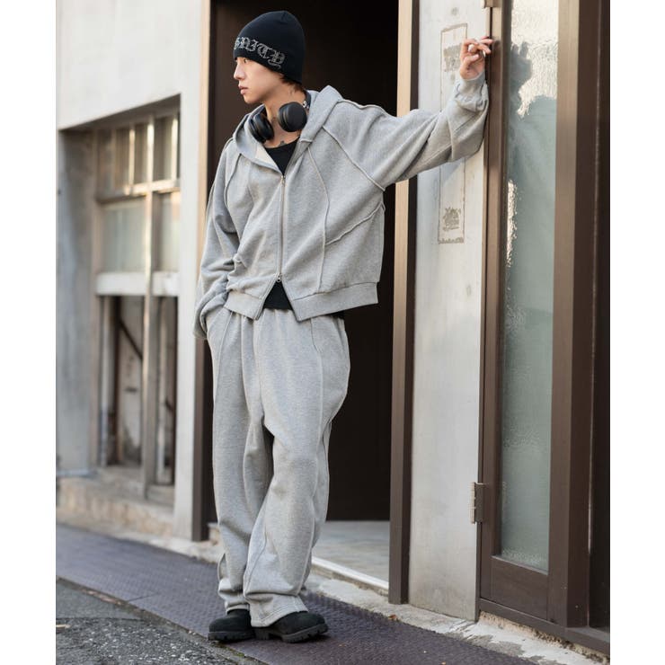 スウィッチングZIPパーカー | WEGO【MEN】 | 詳細画像61 