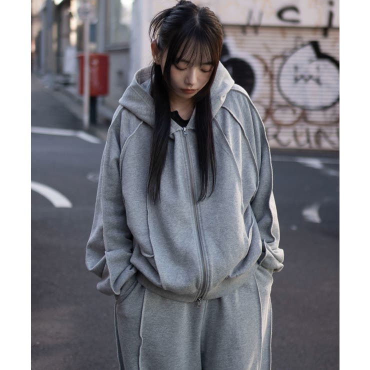 スウィッチングZIPパーカー | WEGO【MEN】 | 詳細画像63 