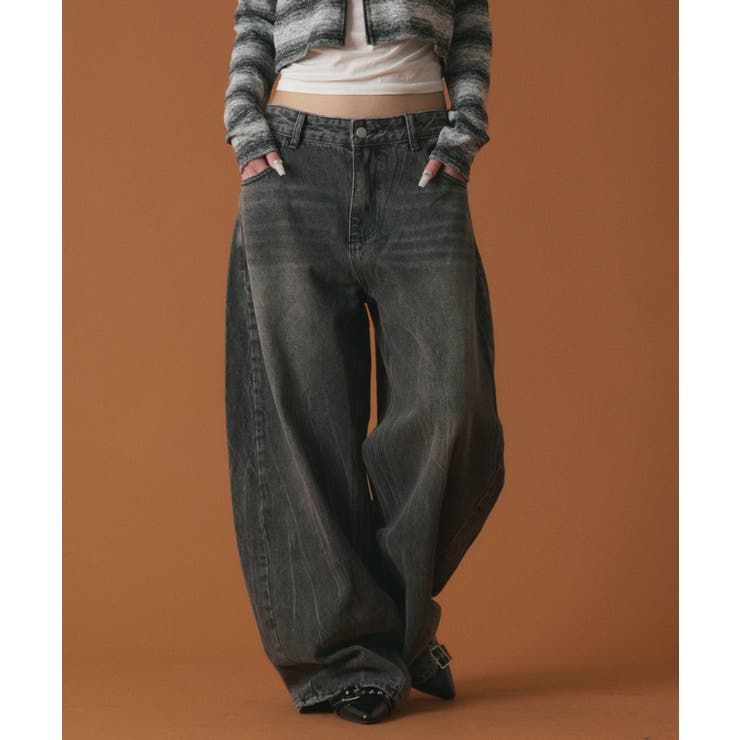 ラインストーンbackロゴデニム | WEGO【WOMEN】 | 詳細画像8 